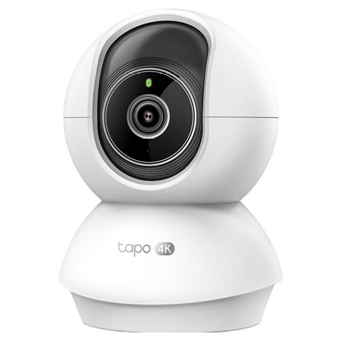티피링크 4K 8백만 화소 실내용 회전형 AI 홈 보안 Wi-Fi 카메라, 1개, Tapo C250