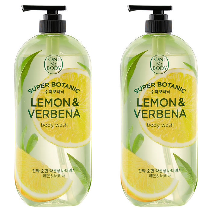 온더바디 수퍼보타닉 바디워시 레몬 앤 버베나향