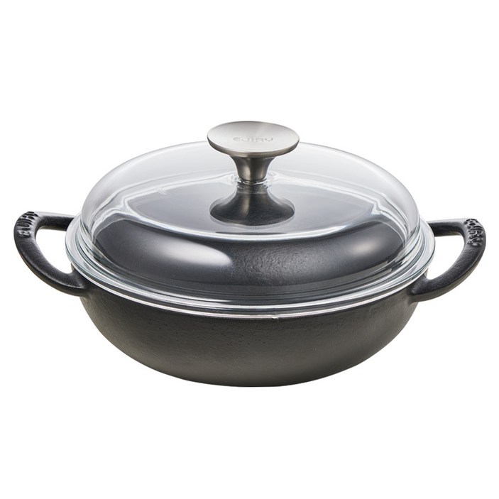 에지리 인덕션 블랙아이언 베이비웍 하이돔 양손냄비