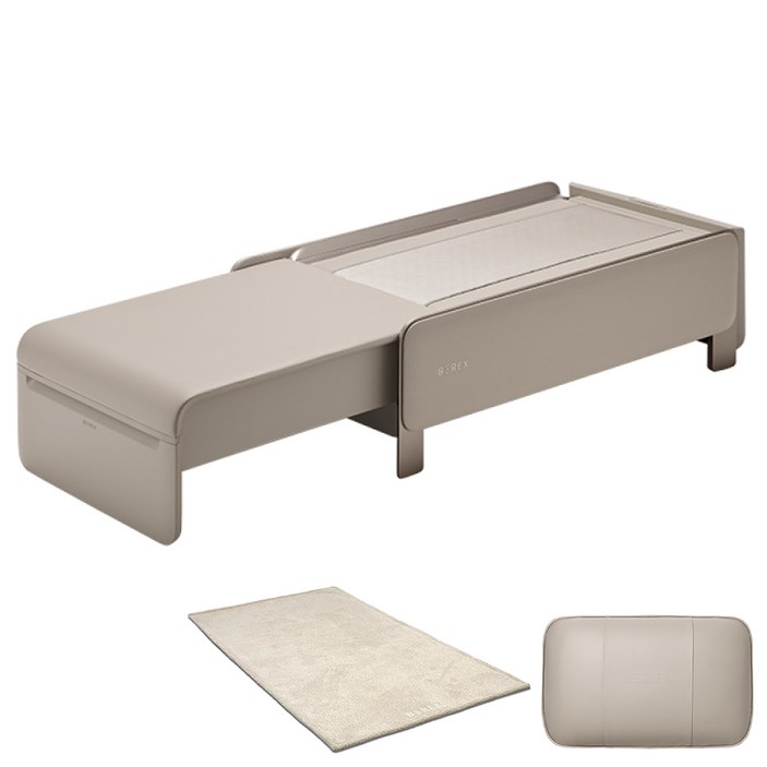 코웨이 비렉스 안마베드 + 마사지쿠션 + 러그 방문설치, MB-B01, 샴페인 베이지