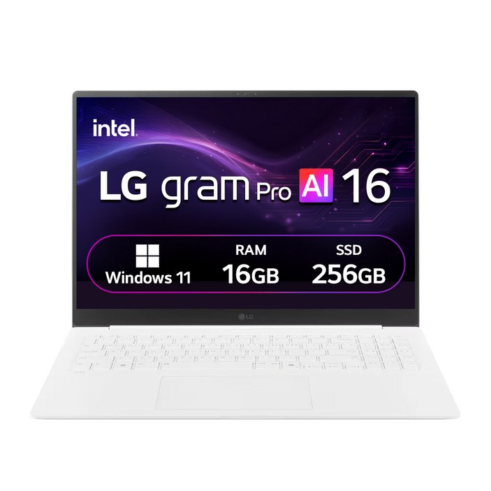 LG전자 2025 그램 프로 AI 16 코어 Ultra5, 에센스 화이트, 256GB, 16GB, WIN11 Home, 16Z90TSGS5PK