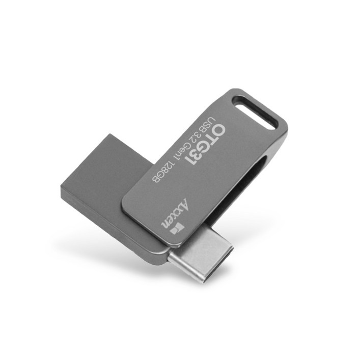 액센 가디언 USB 3.2 Gen1 USB 메모리 OTG31, 128GB 액센 가디언 USB 3.2 Gen1 USB 메모리 OTG31, 128GB