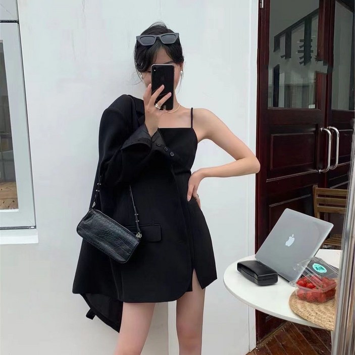 에쉬울프 뷔스티에 자켓 세트 자켓원피스