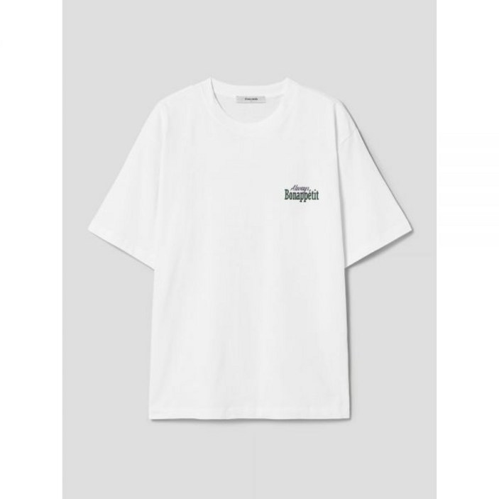 에잇세컨즈 남성 브런치 뒷면 그래픽 티셔츠 화이트 424442EY41 424442EY41 138127