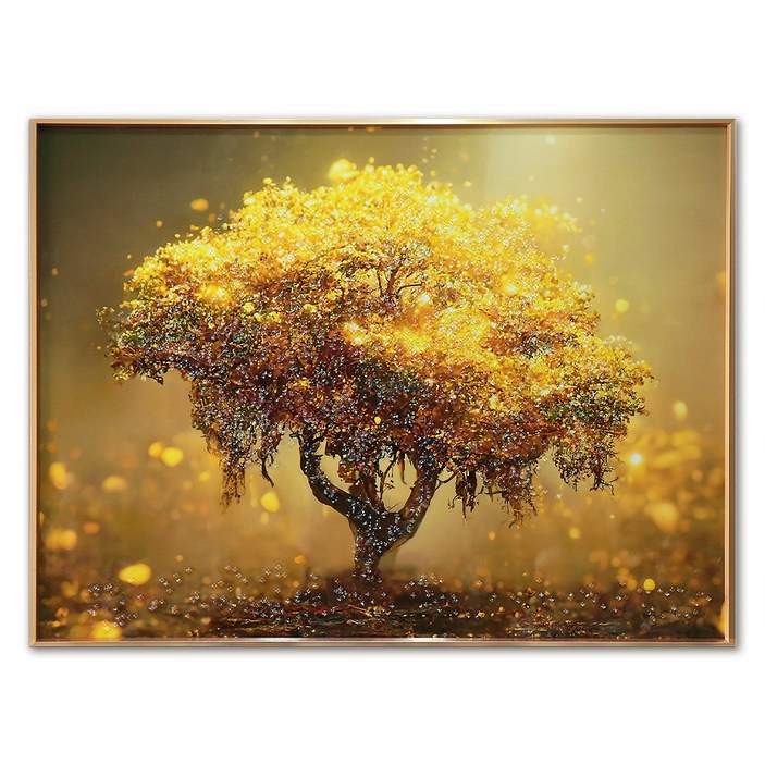 돈들어오는그림 황금 돈나무 아크릴 인테리어 그림액자 AHG022
