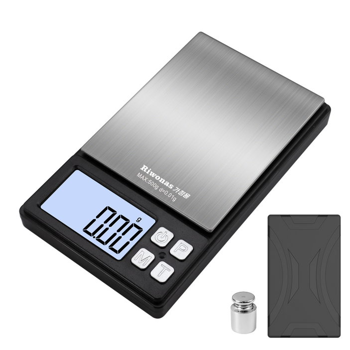 Riwonas 초정밀저울 포켓저울 500g0.01g 주얼리 보석 금은방 휴대용 계량 전자저울