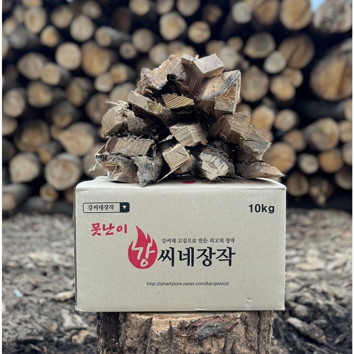 강씨네장작 못난이 B급 장작 최저가 불멍 화로대 장작 10kg, 10kg, 1개
