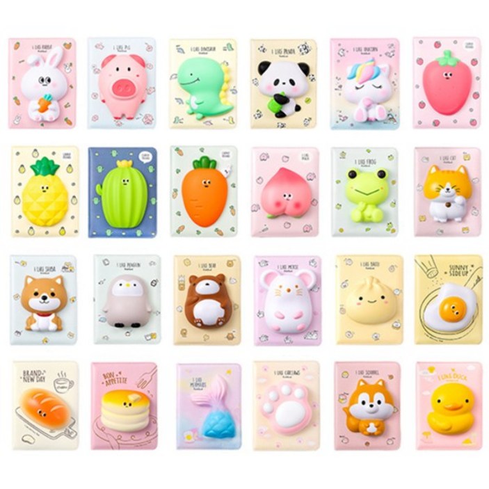 신학기선물 말랑말랑 3D 스퀴시플래너 캐릭터 다이어리수첩 29종 5시전 당일발송, 04. 유니콘