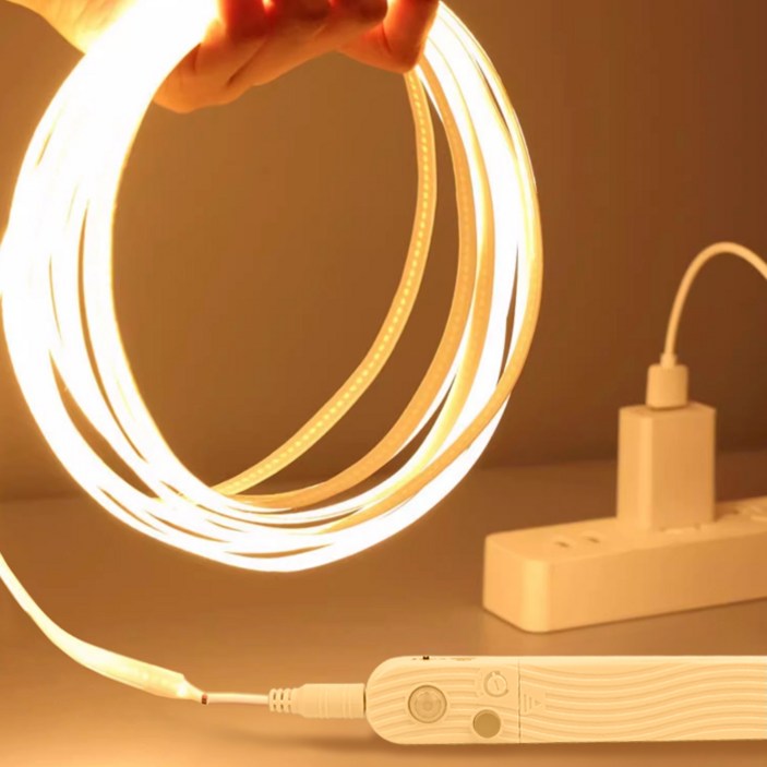 투데이리빙 led 스마트 센서 스트립 줄조명 + 리모컨 간접 조명 usb 스트링 라인 라이트 잘라쓰는 조명등 붙이는 센서등