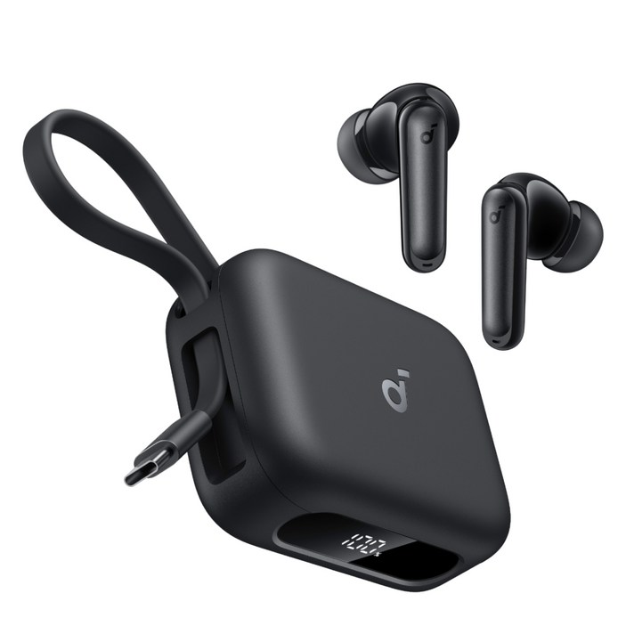 앤커 사운드코어 P41i 노이즈캔슬링 블루투스이어폰, 블랙, A3937