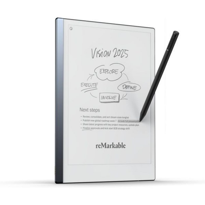리마커블 2 번들 - 태블릿(10.3인치 디지털 종이 디스플레이) – Marker Plus, USB-A-USB-C 케이블(갱신), 흰색 포함 109522