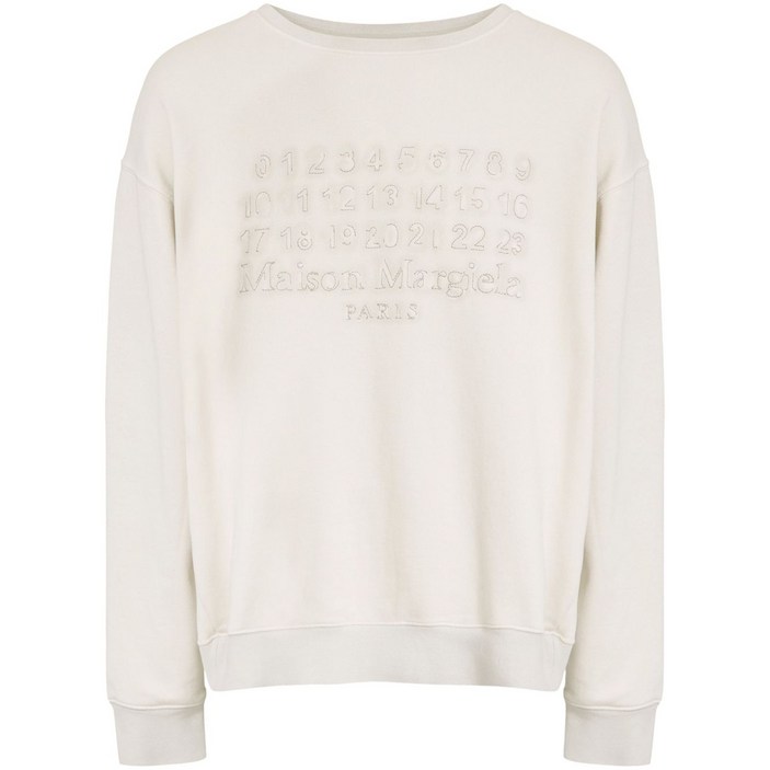 메종 마르지엘라 크루 넥 스웨트셔츠