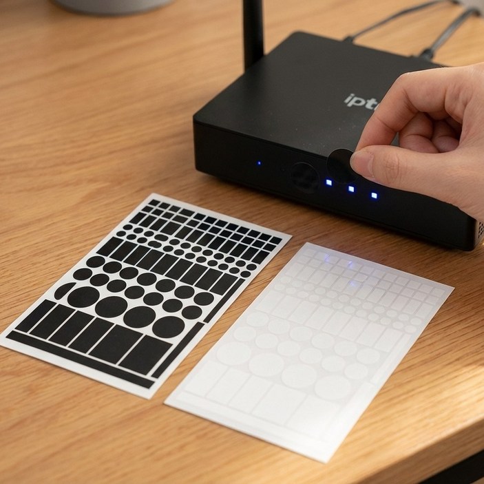 웜네스트 불빛 차단 암막 스티커