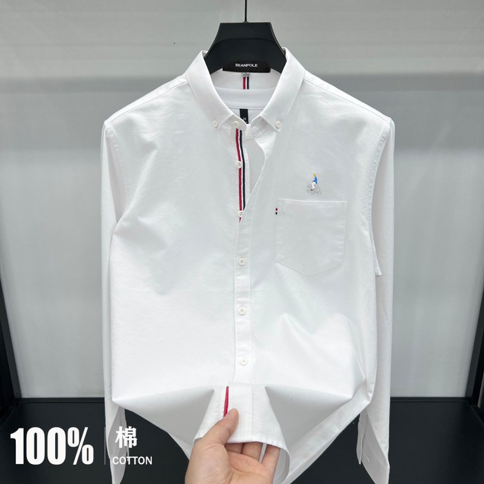 남성 와이셔츠 긴소매 주머니 셔츠 빅사이즈 행사 제품 해외직구 6Color