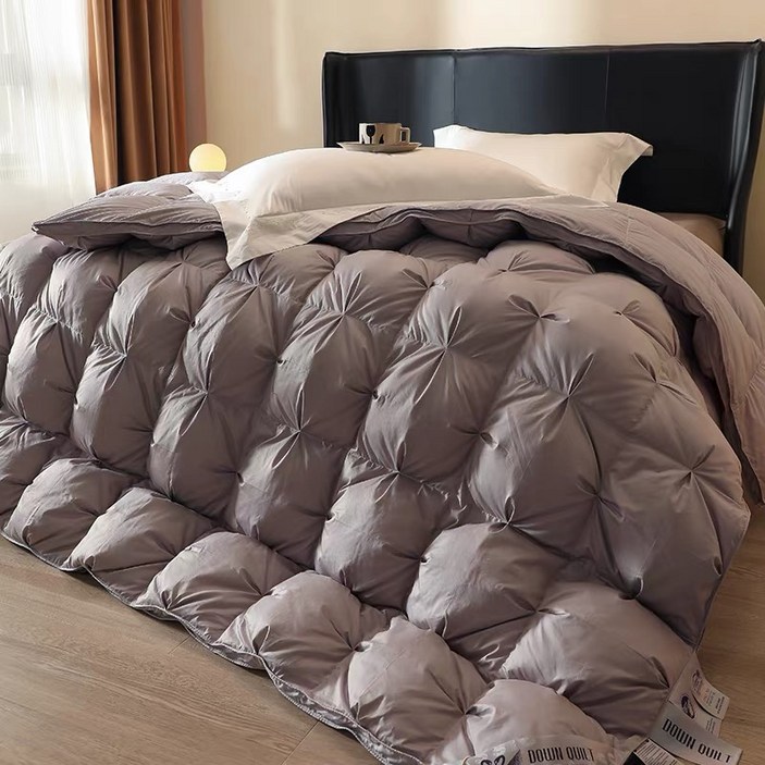모던 심플 이불 100헝가리 구스이불 100 융씨 함량 구스이불, 그레이입체형