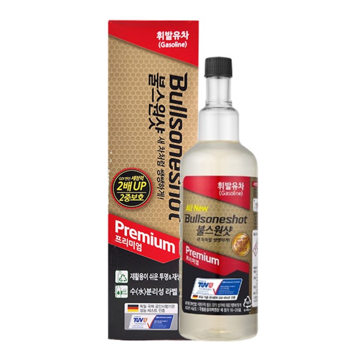 매직크린 불스원샷 프리미엄 휘발유차용 500ml, 1개 매직크린 불스원샷 프리미엄 휘발유차용 500ml, 1개
