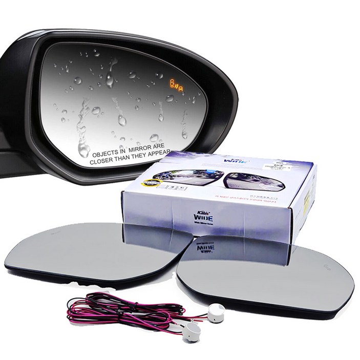 카비스 와이드미러 [현대 제네시스 시리즈] 사각지대 해소 선명한 시야 영구적 초발수 사이드미러, 1세트, [026]현대_제네시스BH(구형)