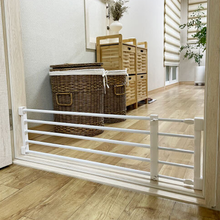 길이조절 강아지 새끼 낮은 울타리 철제 펜스 가림막