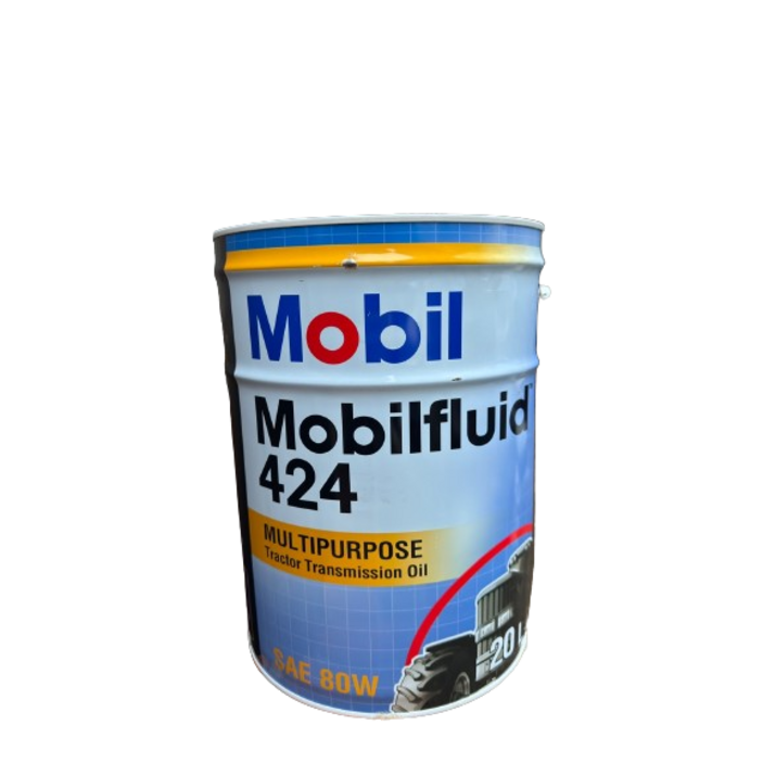 지게차 엑슬오일 데후오일 80W 모빌플루이드424 모빌 424 20L 말통, 1개, 20L