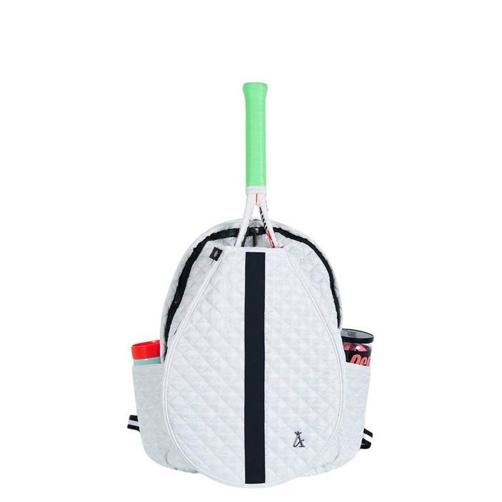 아폴린 테니스 가방 백팩(화이트), 1개