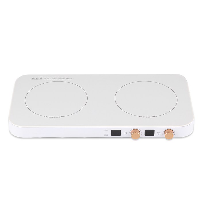 [독일 브랜드] 2구 인덕션 전기레인지 강력 화력 슬림 와이드 가정용 업소용 캠핑용, 일반형, 단일상품