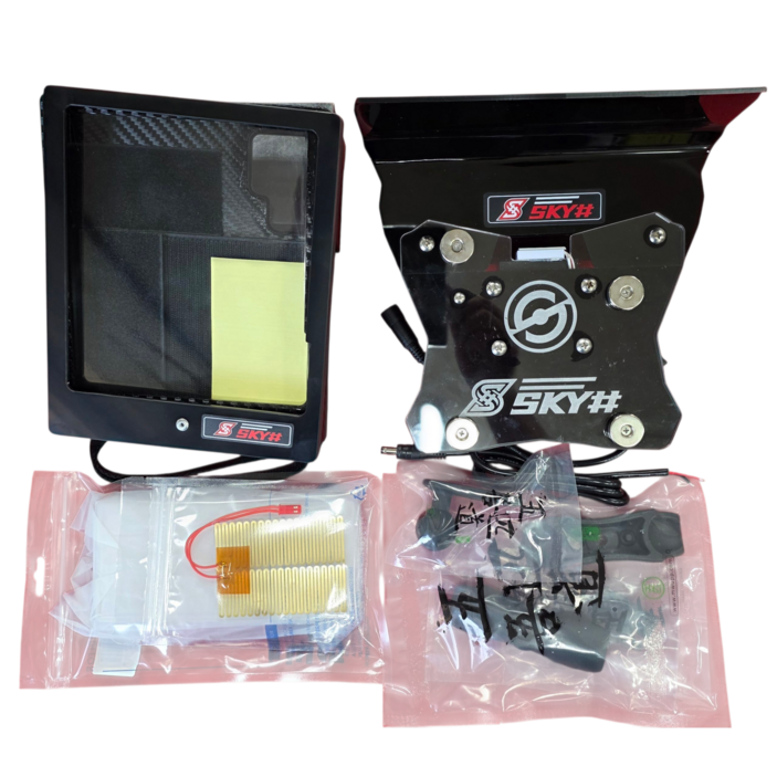 SKY# Z폴드7 전용 방수케이스+거치대세트, 블랙, 스카이로고/Z폴드7 전용방수케이스거치대세트