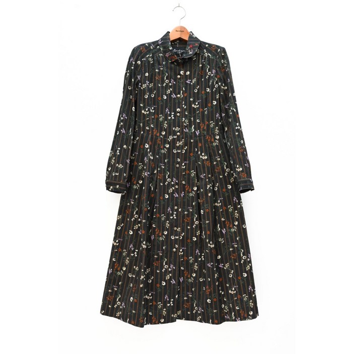 [비꼴리끄] 코튼 골지 라운드카라 원피스 B232WO1021