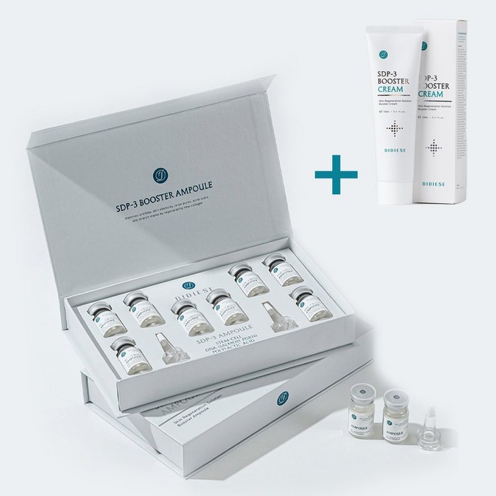 디디에즈 SDP3 스킨부스터 엠플 1세트8mlX8개 MTS 엑소좀 PDRN 줄기세포추출물 PLLA, 8개, 8ml