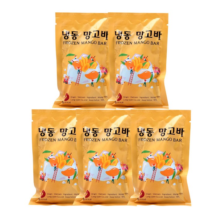 대정 냉동 망고바 60g x 5개 베트남산