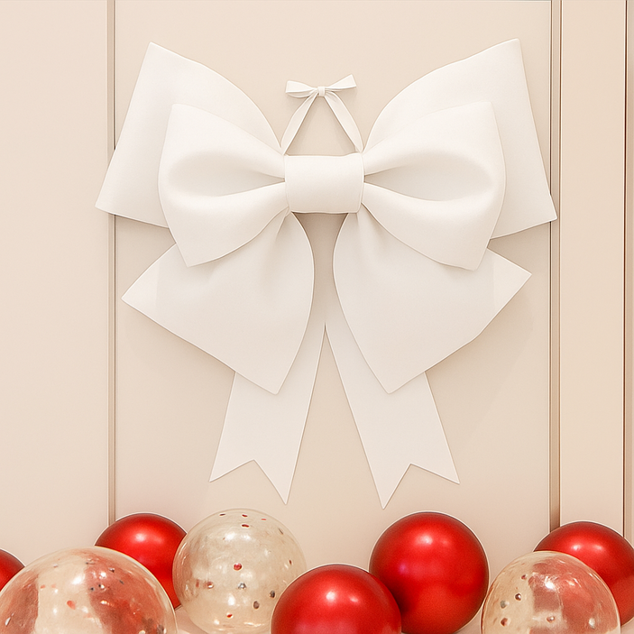 탐나마켓 초대형 리본, 무타공 고리 포함 DIY키트