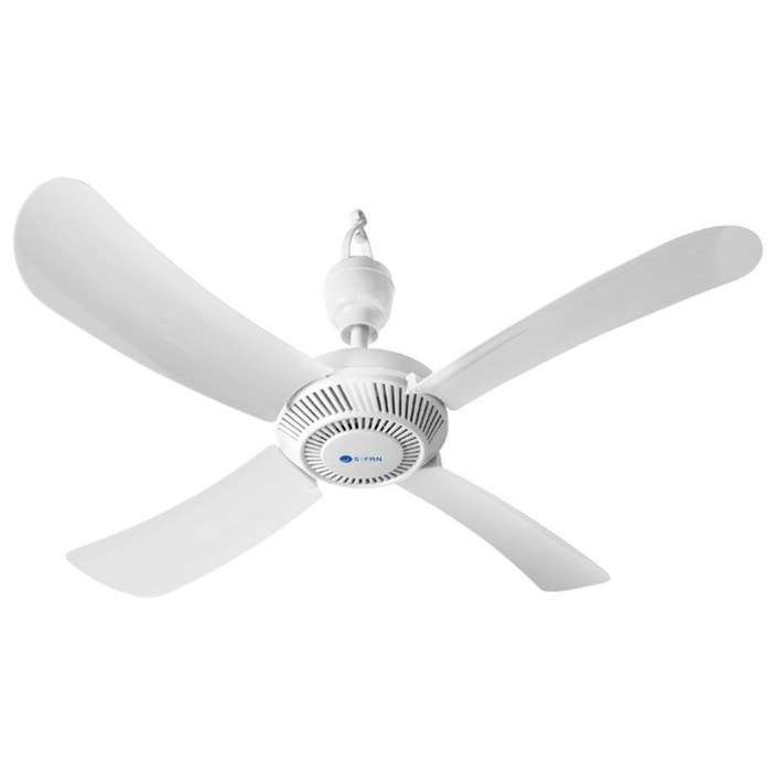 S-FAN 타프팬 캠핑 사무실 선풍기 천장 실링팬 S-FAN50 220V 화이트 가정용 롱모드