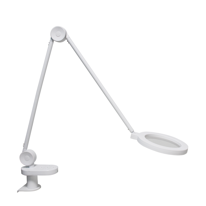 코지라이트 LED스탠드 TB-L480C (돋보기 썬라이크LED 변경가능) 사무용,클렘프타입, 리모컨포함, 화이트