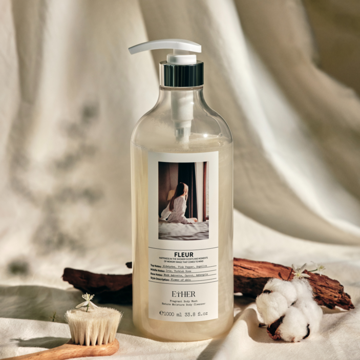 에테르 어메니티 퍼퓸 트리트먼트 플레르드뽀향, 1개, 1000ml