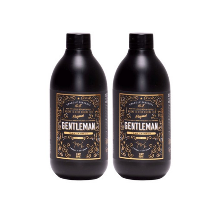 스팽글 스노우폼샴푸(젠틀맨) 500ml x 2개, 2개, 500ml
