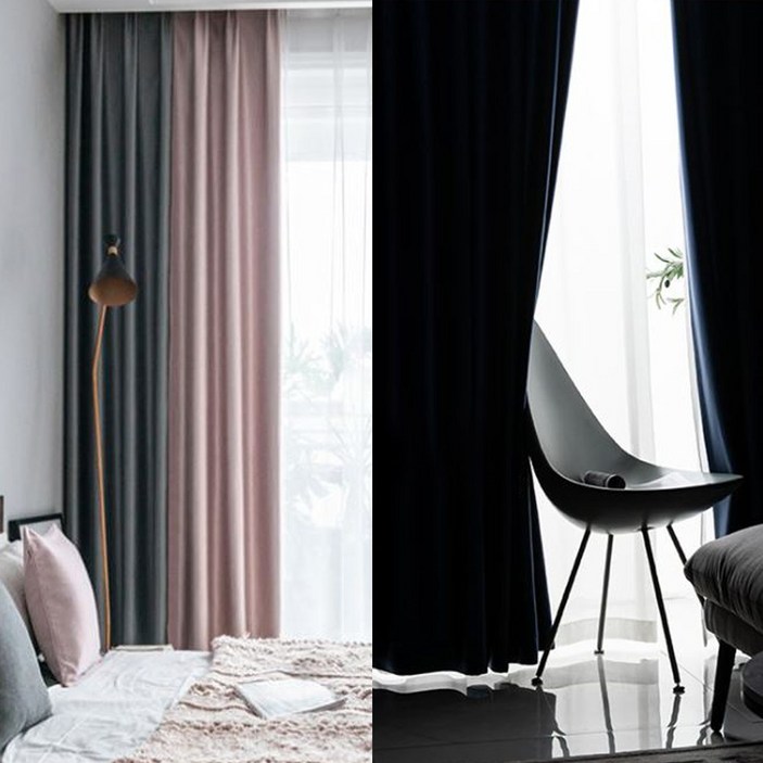 윈샵 주문제작 린넨룩 암막 커튼 프리미엄 고급 커텐 거실형 창문형
