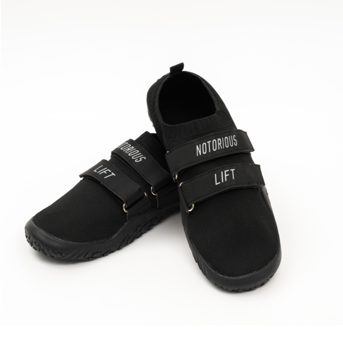 노토리우스리프트 논슬립 리프팅화 스쿼트화 역도화, 1개, 블랙