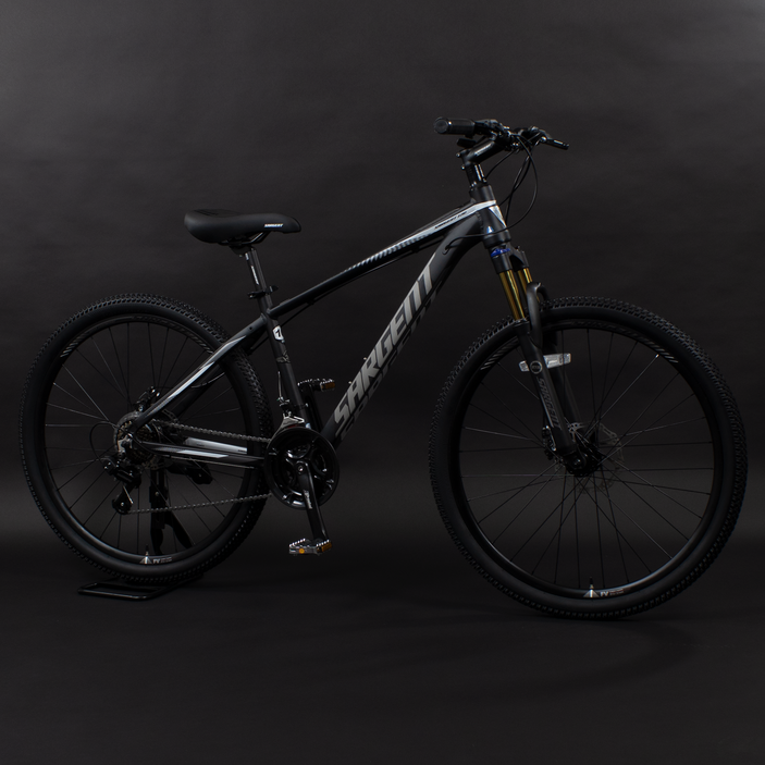 서전트 721D 27.5인치 MTB자전거 알루미늄 시마노 21단 디스크브레이크 무료조립, 매트블랙화이트