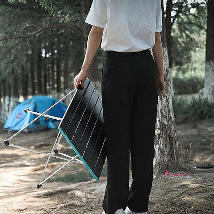 롤테이블 접이식 캠핑 미니 캠핑용 폴딩 사이드 경량 휴대용 알루미늄 초경량bcd675