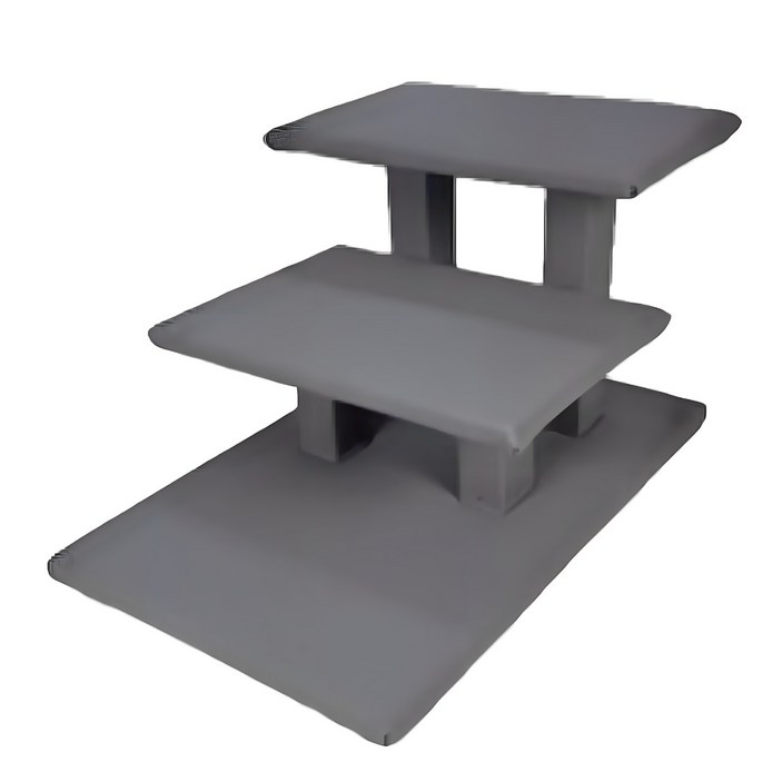 8 DECO 무독성 방수 나무계단 강아지 계단, 3단 방수 나무계단