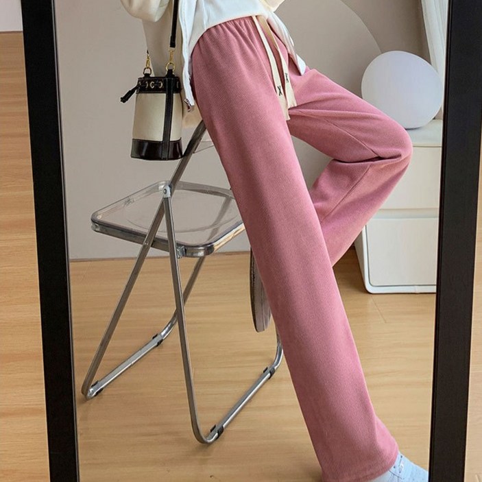 플로타임 골덴 와이드 코듀로이팬츠 밴딩바지