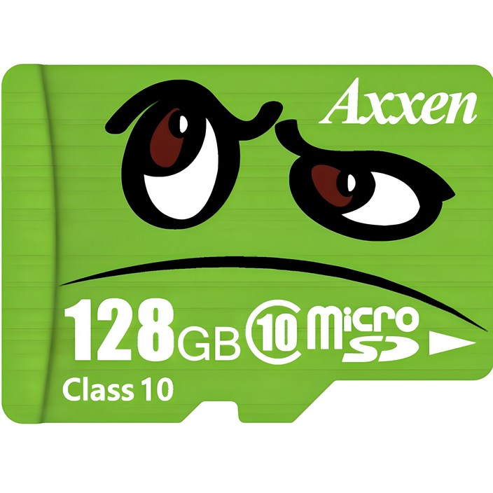 액센 프리미엄 Class10 UHS1 캐릭터 micro SD 카드, 128GB, 1개