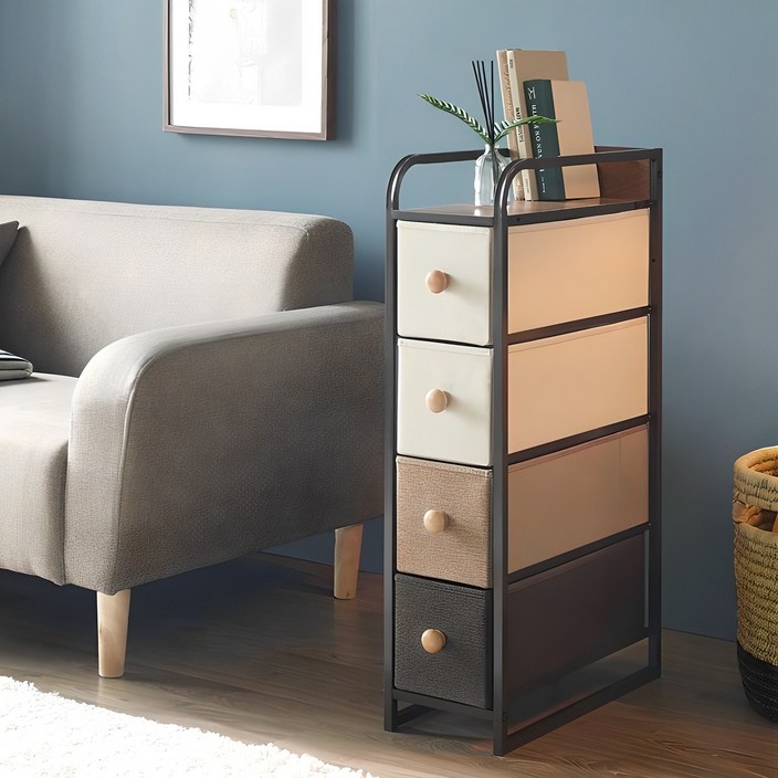 홈앤미 슬림 서랍장