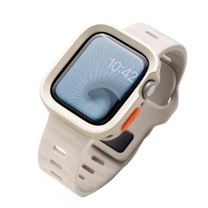 누아트 애플워치 호환 스트랩 실리콘 듀얼 콤보