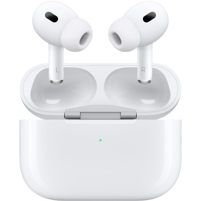 Apple 2023 에어팟 프로 2세대 USBC 블루투스 이어폰, 화이트, MTJV3KHA