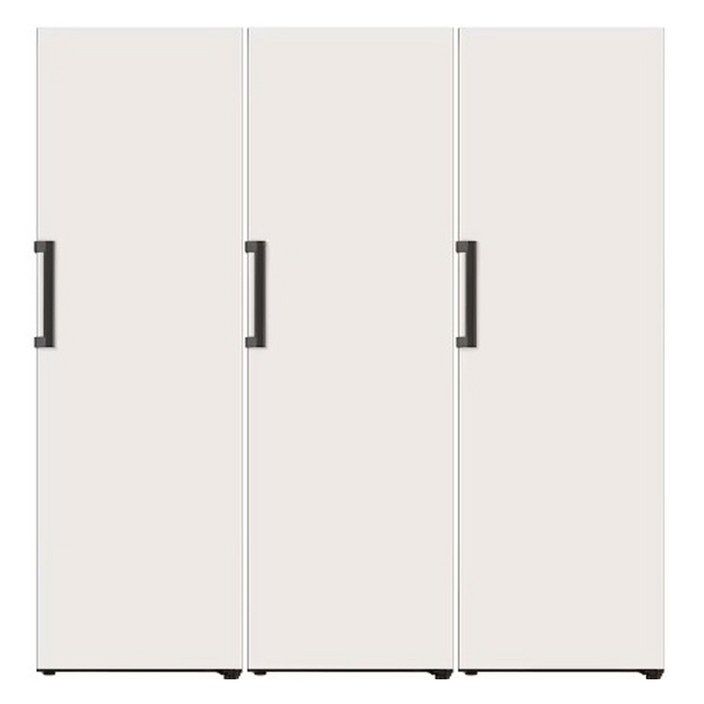 10 환급가전 색상선택형 LG전자 오브제 컬렉션 컨버터블 세트 메탈 좌열림 냉장전용고  냉동전용고  김치냉장고 세트 베이지 방문설치