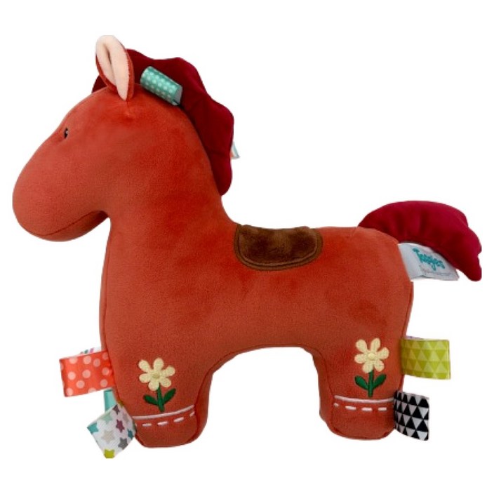 태기스 2026 말띠 태그 호스 애착인형, 진저 레드, 1개