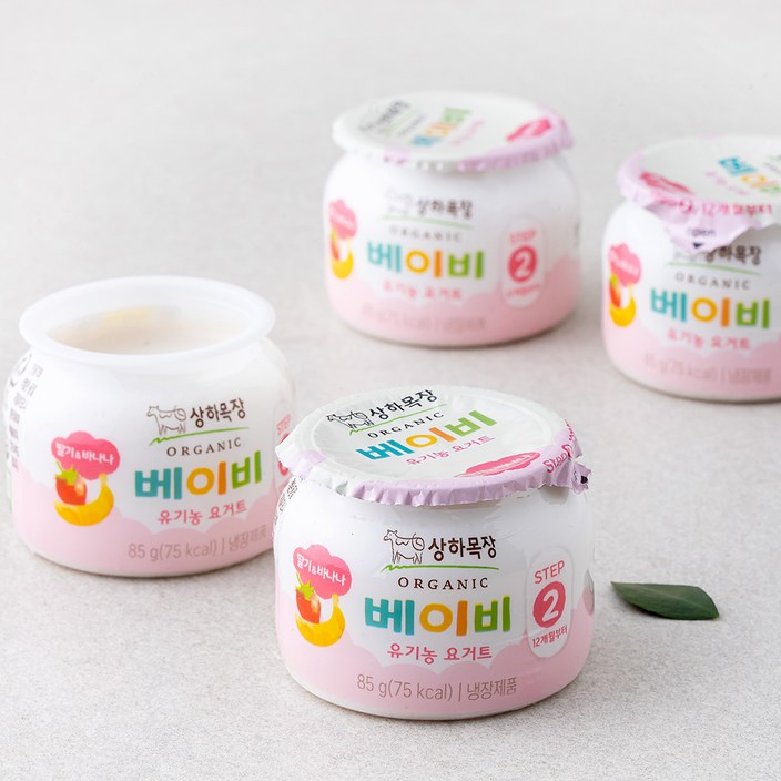 상하목장 베이비 유기농 요거트 딸기 바나나, 340g, 1개 상하목장 베이비 유기농 요거트 딸기 바나나, 340g, 1개