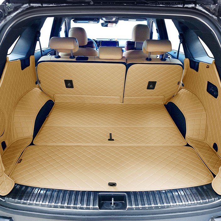 비비키 프리미엄 풀커버 트렁크매트, 더뉴 쏘렌토 MQ4 가솔린  하이브리드 5인승 2023, 새들브라운