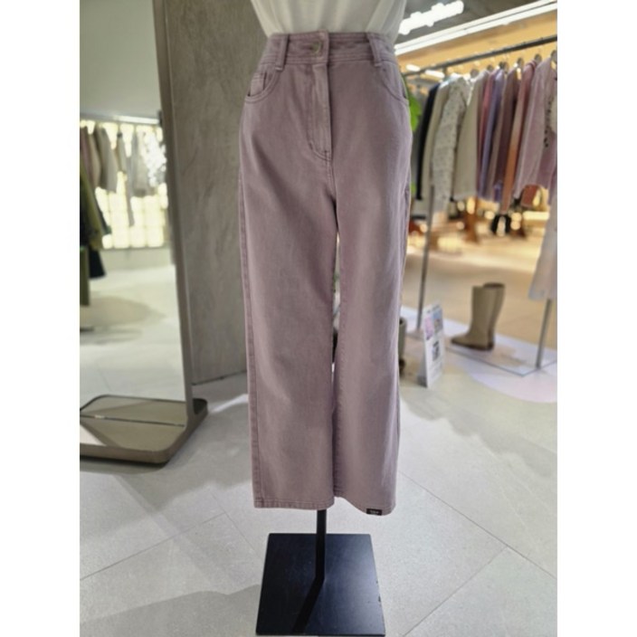 ZOOC 컬러 라벨 포인트 데님 팬츠 Z254PSA718