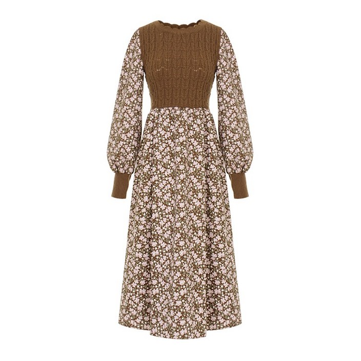 페이지플린 니트플라워원피스 F3DOP304A